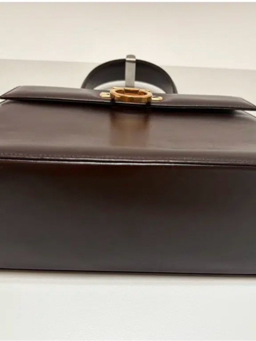 Medium Salvatore Ferragamo IconicTop-Handle Bag with Gold Hardware - Picture 2 of 9
